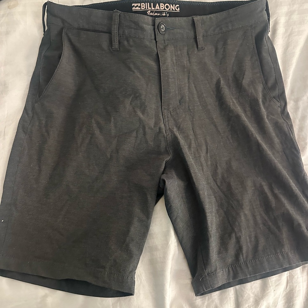 Billabong Men's Charcoal Flat Front Shorts